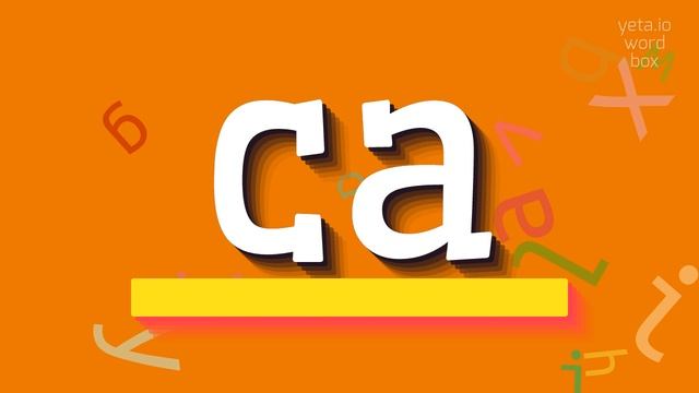 CA - HOW TO SAY CA? #ca смотреть онлайн