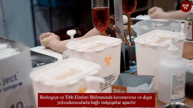 Tibb Elmləri Bölməsində koronavirus və digər yoluxdurucularla bağlı tədqiqatlar aparılır смотреть онлайн