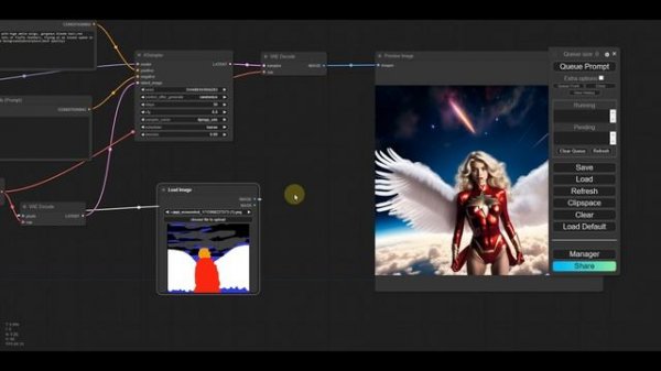 Простой скетч+Comfy = шедевр Img2Img в Comfy - Lesson 4[Comfy CAMP]