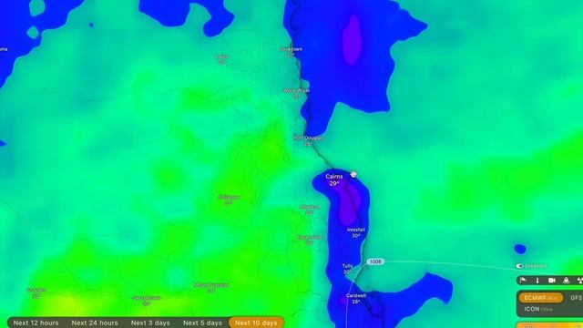Queensland is Forecast to be Impacted by a Strong Tropical Low This Week Bringing Heavy Rain смотреть онлайн
