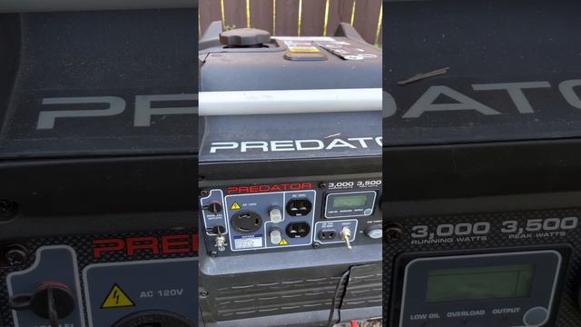 Predator 3500 generator tips to ensure it starts every time. смотреть онлайн