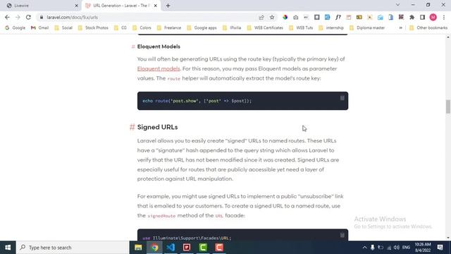 Laravel 9 URL generation in details | Arabic смотреть онлайн