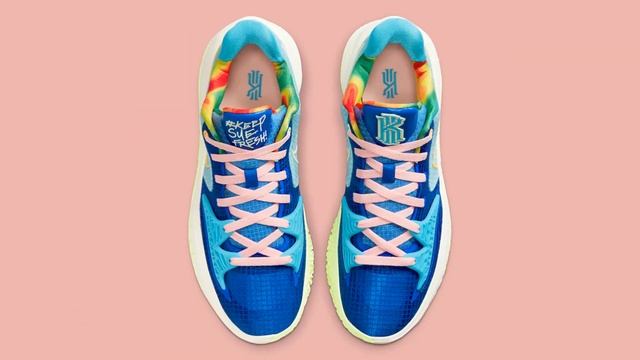 Nike 2021 Kyrie Low 4 Laser Blue Shoes #KeepSueFresh Exclusive Look & Release Date + Price смотреть онлайн