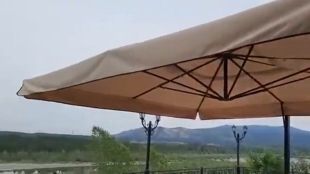 Отзыв на уличный зонт 4х4 с боковой опорой City Zont смотреть онлайн