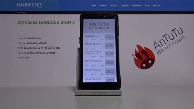 AnTuTu Benchmark on Hammer Iron 3 - Benchmark Test Results смотреть онлайн