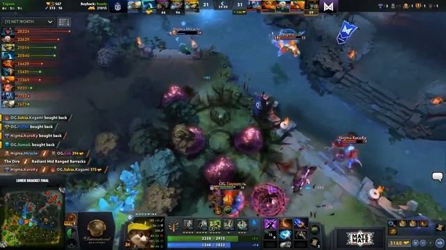MIRACLE DOUBLE RAMPAGE Dota 2 смотреть онлайн