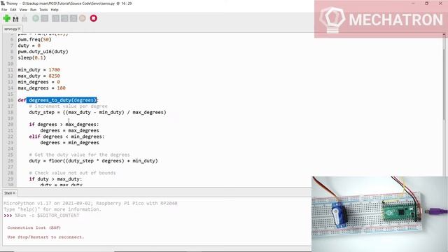 Raspberry Pi Pico Tutorial !! Cara Menggerakkan Motor Servo SG90 dan MG995 dengan PWM || Part 9 смотреть онлайн