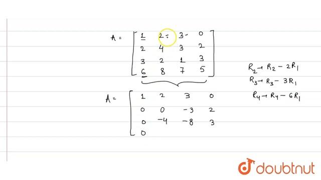 The rank of the matrix `{:[(1,2,3,0),(2,4,3,2),(3,2,1,3),(6,8,7,5)]:}`, is смотреть онлайн