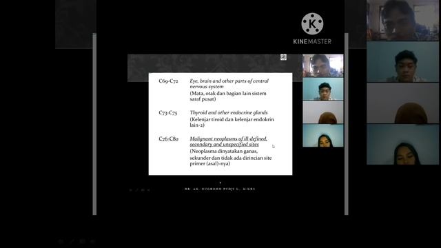 Kuliah ICD 10 Neoplasma (dr. Ag. Nugroho P L.M.Kes - IIK BW) смотреть онлайн