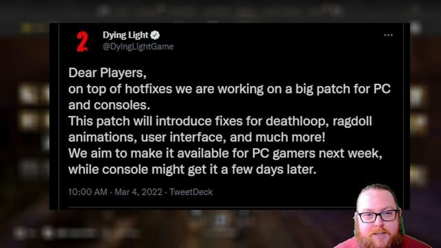 Patch 1.07 Coming Soon To Dying Light 2 смотреть онлайн
