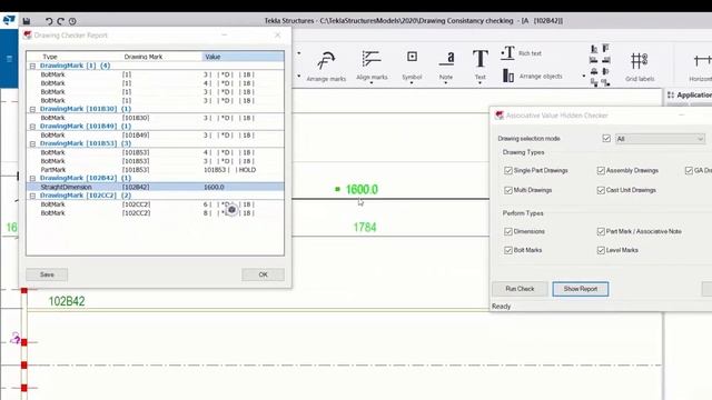 Tekla TekTalk - Drawing Checker Tools