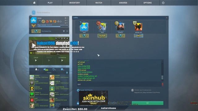 CSGO - Brax confirms new team lineup with AZK and Dazed - Stream Highlight смотреть онлайн