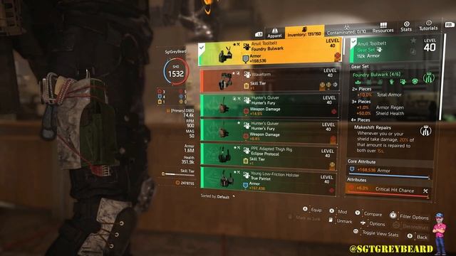 THE DIVISION 2 | LEGENDARY DIFFICULTY | SOLO TANK BUILD | PVE смотреть онлайн