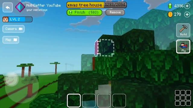 Block Craft 3D: Crafting Game #3885 | X-mas Tree 🌳 House 🏠 смотреть онлайн
