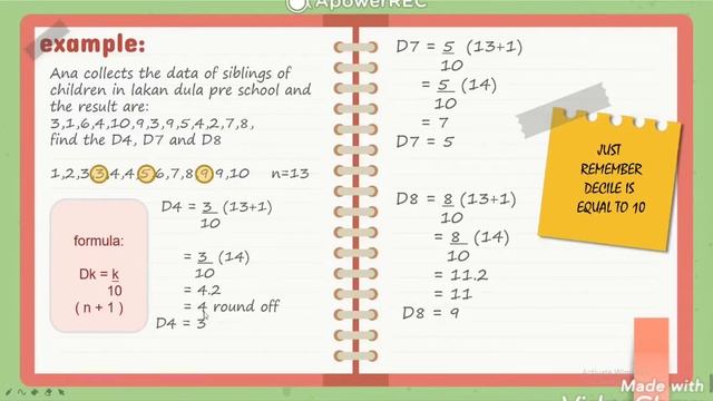MEASURE OF POSITION (QUARTILE , DECILE AND PERCENTILE ) FOR UNGROUP DATA смотреть онлайн