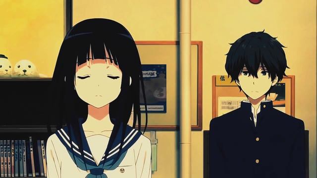 [AMV] Hyouka [...Когда увидел я тебя сердце вдруг остановилось..
