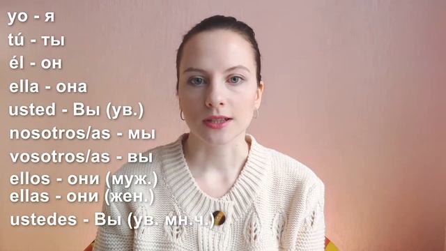 Уроки испанского языка. Личные местоимения. Pronombres personales en español. смотреть онлайн