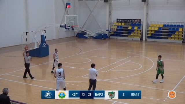 🏀 Высшая лига Казахстана - мужчины 2020/21 - 3 тур: "Казыгурт" - "Барсы Атырау 2" (18.12.20) смотреть онлайн
