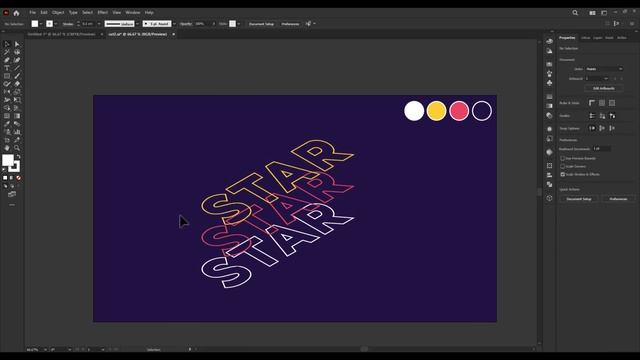 Rainbow Colourful 3D Isometric Text Effect Illustrator смотреть онлайн