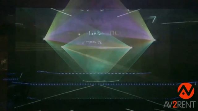 Multi Coloured Laser - 2 Lasers Far Apart, Facing In & Opposite смотреть онлайн