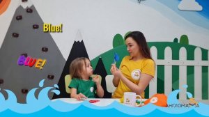 One little red fish. Finger play for preschoolers