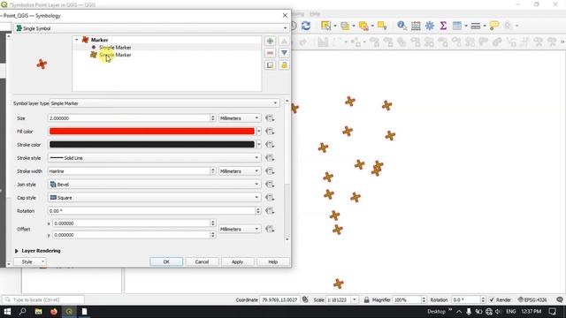 QGIS Tutorials 25: How to Symbolize Point Layer in QGIS | Beginners | QGIS 3.22 | Single Symbol смотреть онлайн