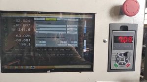 16К20 с частотником. Демонтсрация работы от ЧПУ и без нее.