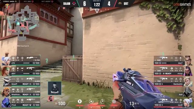 UBT vs BAAM - Highlights | Ván 1 | Play-offs Ngày 2 | 2022 VCT Stage 2 Challengers VN смотреть онлайн