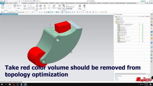 Siemens NX Topology Optimization