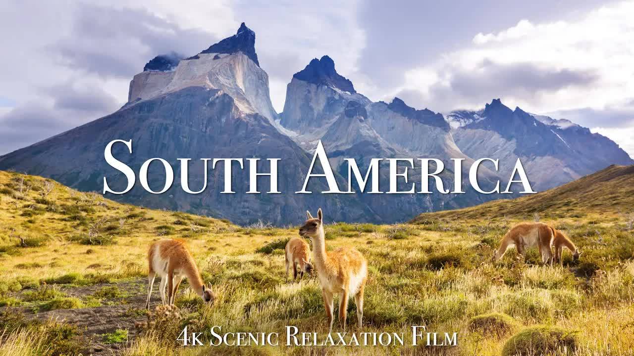 South America 4K - Scenic Relaxation Film With Calming Music смотреть онлайн
