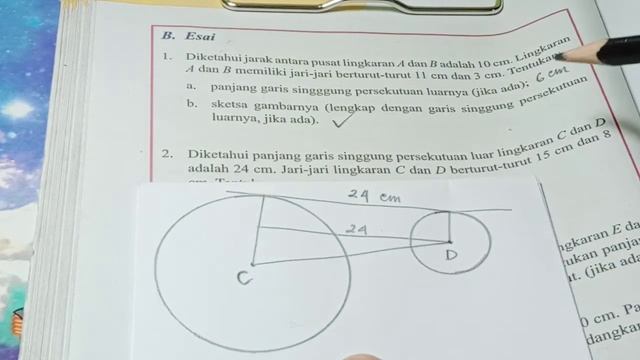 Ayo Kita Berlatih 7.4 Kelas 8 Hal. 102-104, Bab Lingkaran смотреть онлайн