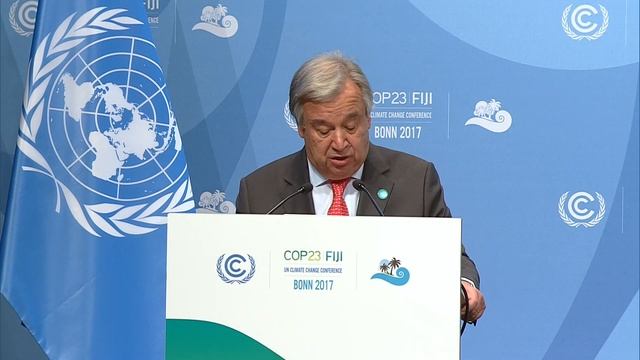 UN Secretary-General at UN Climate Change Conference - COP23 смотреть онлайн