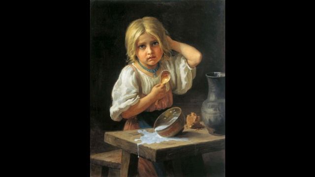 Картина "Крестьянская девочка" Харитон Платонович Платонов смотреть онлайн
