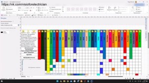 Набор электрика для visio. Доступ к папкам с фигурами.