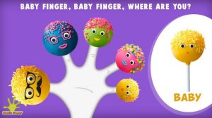 Lollipop Finger Family | Popular Finger Family Rhymes Collection for Children
