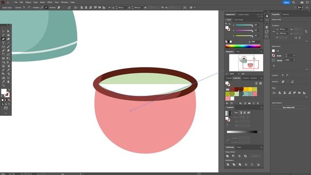 РИСУЕМ ПРОСТЫЕ СТИКЕРЫ С АКВАРЕЛЬНОЙ ТЕКСТУРОЙ | УРОК В ADOBE ILLUSTRATOR смотреть онлайн