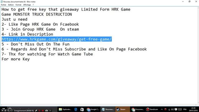 How Get free key Game Steam that giveaway N 3 Limited смотреть онлайн