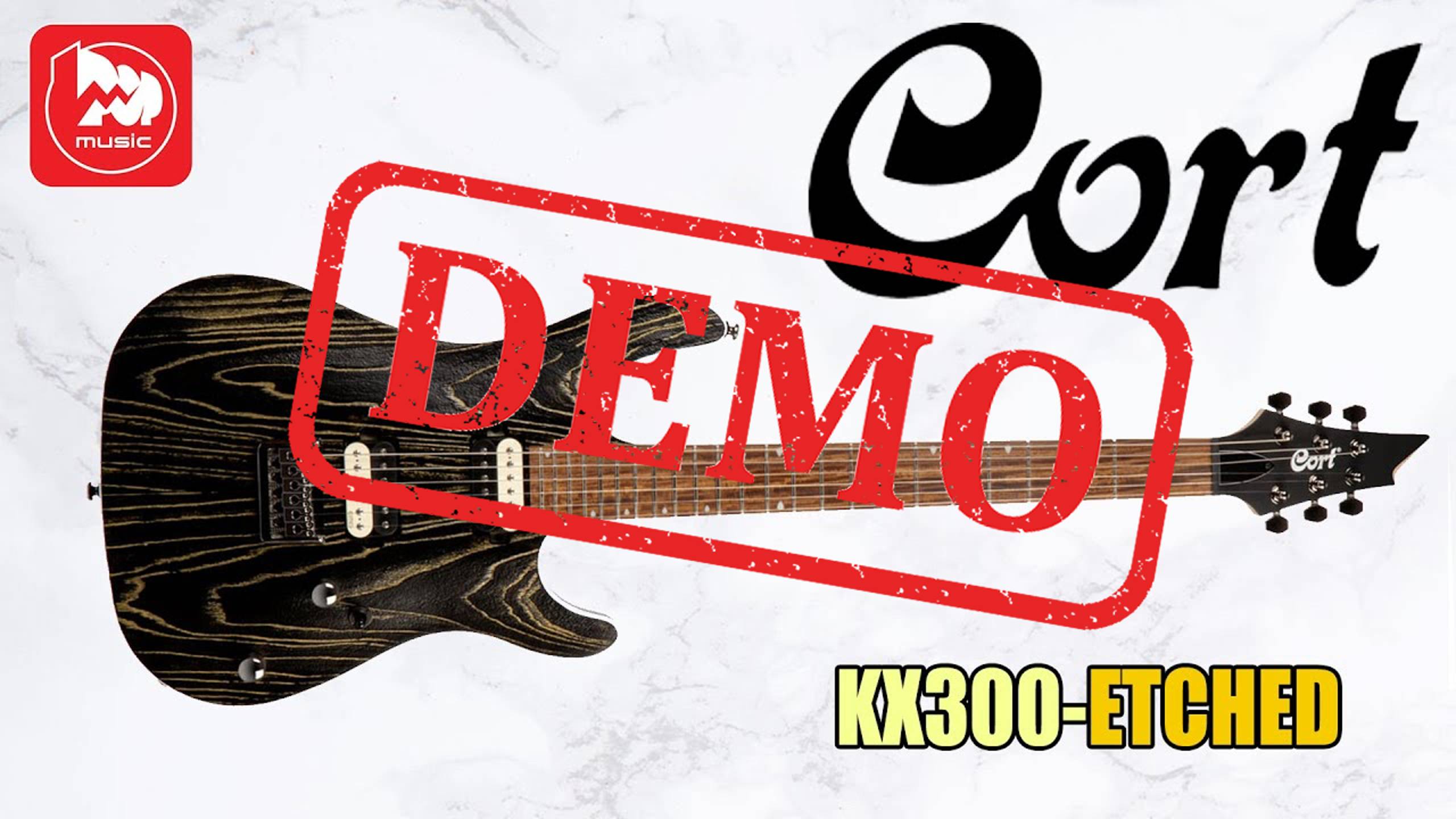 Электрогитара CORT KX300 Etched - демонстрация звучания смотреть онлайн