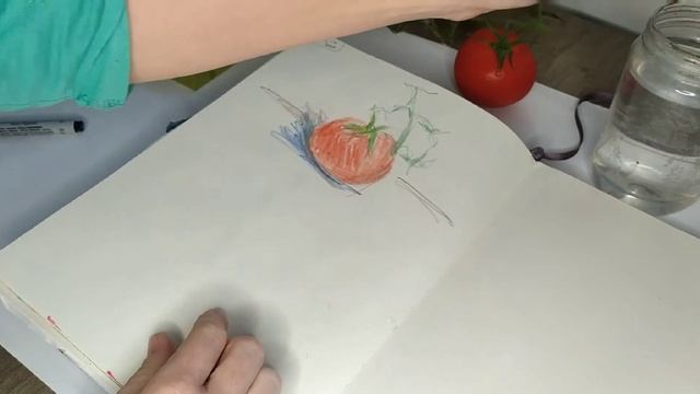 How to draw with your less dominant hand, Easy sketching, Pencils and Watercolors смотреть онлайн