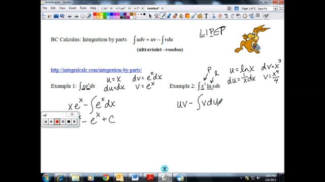 Integration by Parts ex2 смотреть онлайн