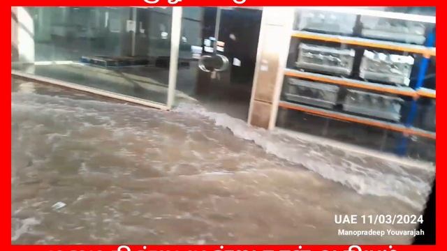 Dubai | Heavy Rains, Floods hit part of UAE | #dubai #sharjah | March 2024 смотреть онлайн