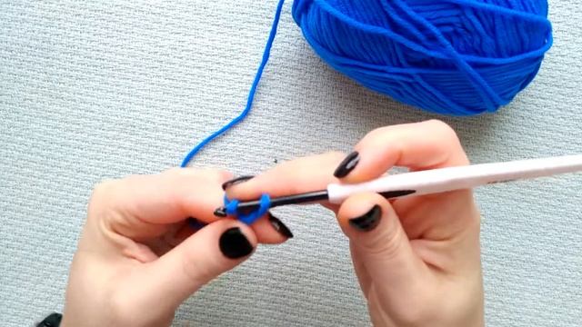 Как сделать начальную петлю крючком для начинающих пошагово смотреть онлайн