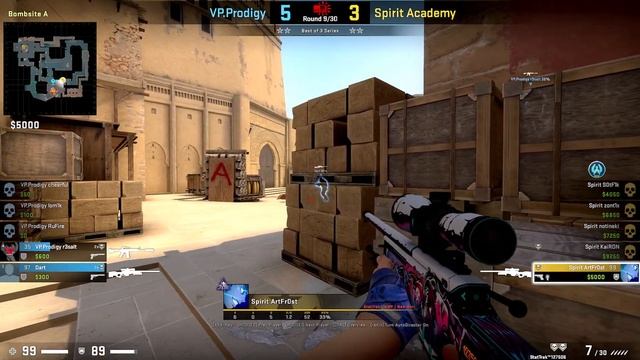 Spirit Academy vs VPProdigy Highlights / at WePlay Academy League Season 3 смотреть онлайн