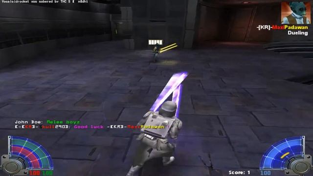 Jedi Academy - Random fight Metal time :) KR Server смотреть онлайн