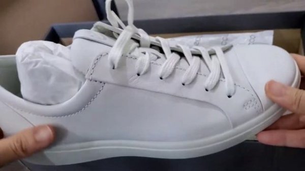 Unboxing Ecco Soft 7 M Slip On Sneakers, Comfortable Walking Shoes With Firm Bouncy Base