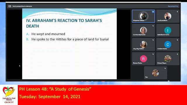 PH Lesson 48 A Study of Genesis 23 смотреть онлайн