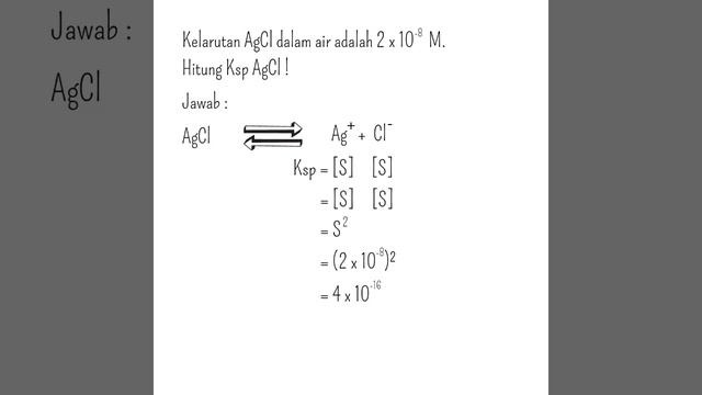Kelarutan (s) dan Hasil Kali Kelarutan (Ksp) смотреть онлайн