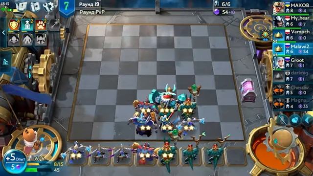 Chess Rush - обзор тактики Зверь/Воин и немного нежити смотреть онлайн