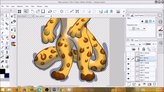 Leopard thing Speedpaint (idk what he is) смотреть онлайн