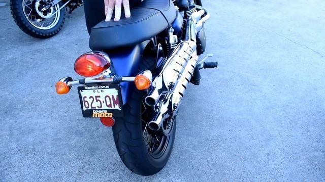 T100 SCRAMBLER with arrow exhaust / best sound смотреть онлайн